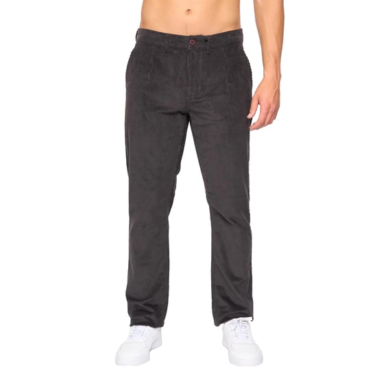 Crosshatch Mens Cordout Loose Trousers (Anthracite) - Image 1