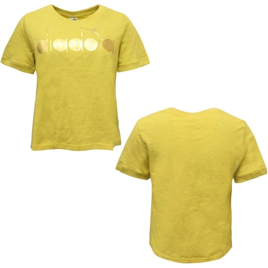 Diadora Sportswear Womens Yellow T-Shirt