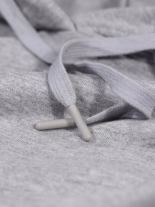 Luke 1977 Womens Cobra Cropped Workout Hoodie in Light Grey