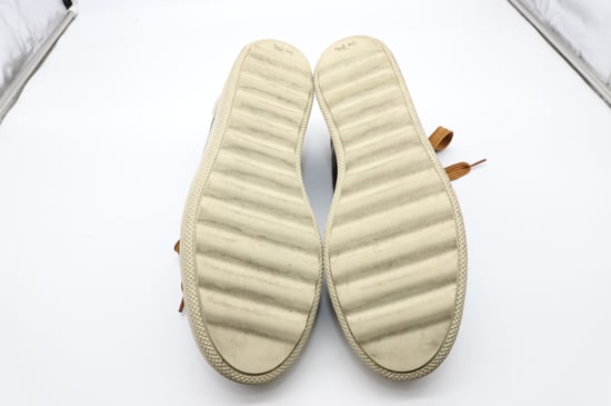 Coach C101 Shearling Sneakers in Black Leather - Image 6