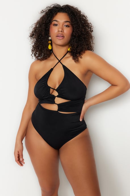 Trendyol Dam Plus Size Baddräkt - Image 1