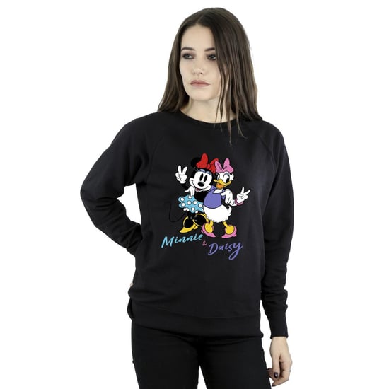 Disney Womens/Ladies Minnie Mouse And Daisy Sweatshirt (Black) - Image 2