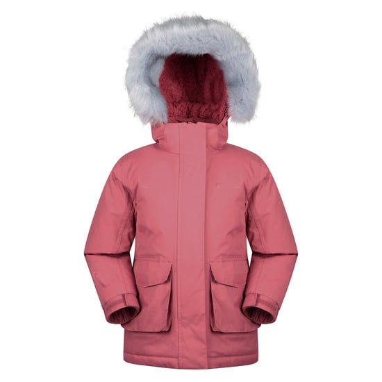 Mountain Warehouse Waterafstotend kinder/kinderjack met Ranger-logo (Roze) - Image 1