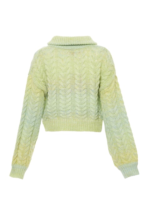 Mymo Vest Dames LIME MUNT - Image 2