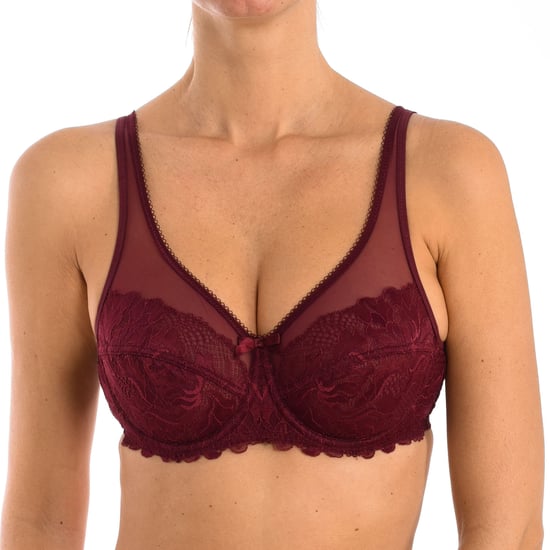 Generous 008H4 women's underwire bra with micro tulle detail