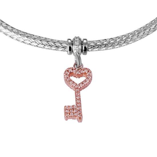 Orphelia Women's 925 Sterling Silver Bracelet - Silver/Rose ZA-7399 - Image 3
