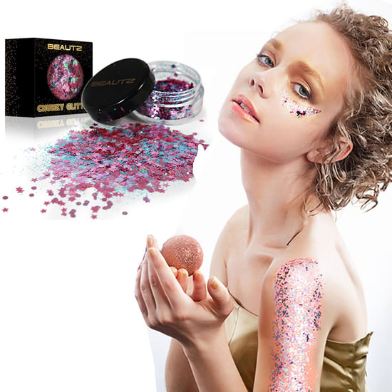 Aquarius Beautz Chunky Glitter 10ml pot with 5-gram Glitter, Fairy