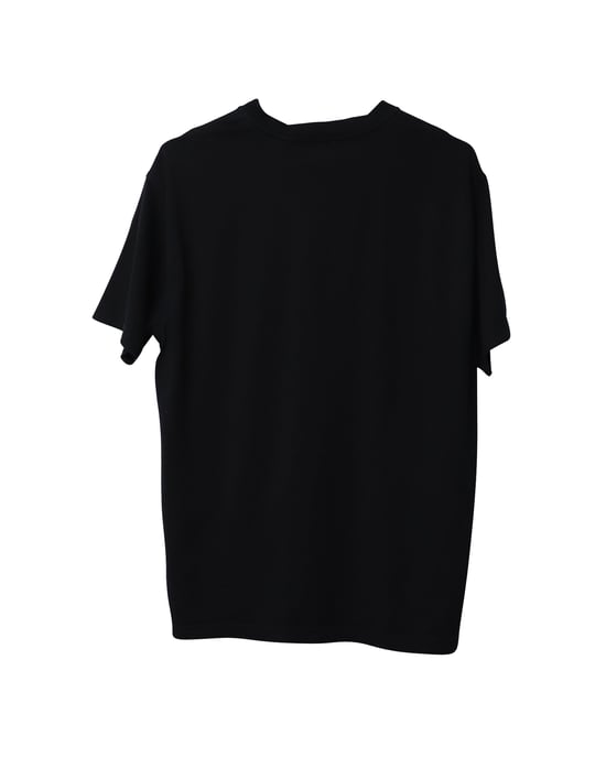 Burberry TB Logo T-Shirt in Black Cotton - Image 2
