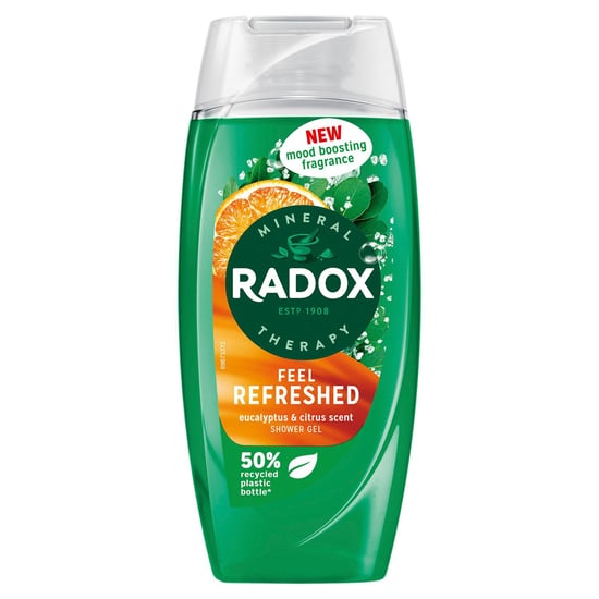 Radox Shower Gel Feel Refreshed With eucalyptus & citrus Scent, 225ml, 6 Pack