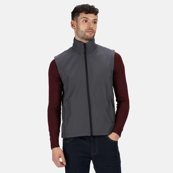 Regatta Professional Mens Classic Lightweight Softshell Bodywarmer (Seal Grey)