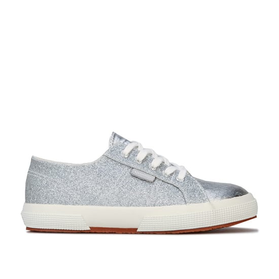 Girl's Superga Infant 2750 Cotu Classic Pumps in Silver - Image 1