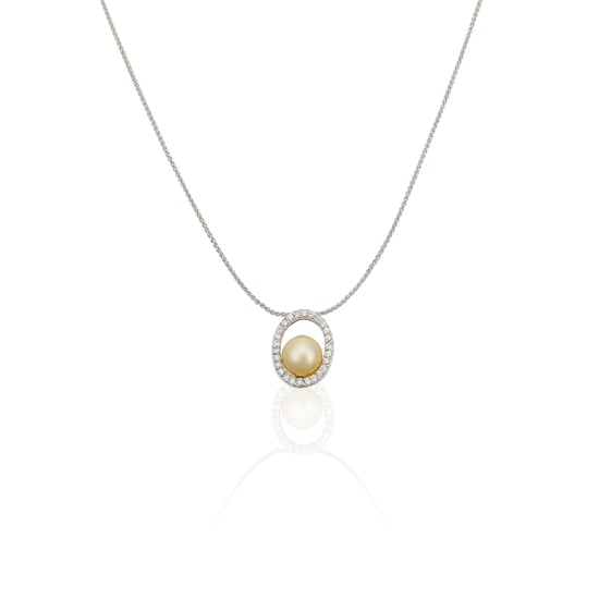 Orphelia Dames 925 Sterling Zilveren Ketting met Hanger - Zilver PEN-1992 - Image 2