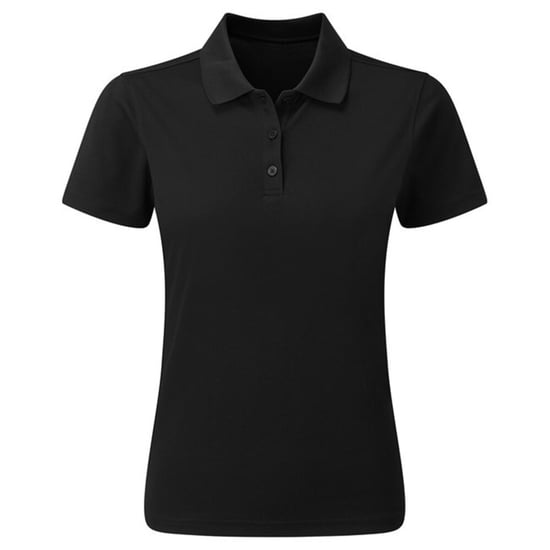 Premier Dames/Dames Duurzaam Poloshirt (Zwart) - Image 1