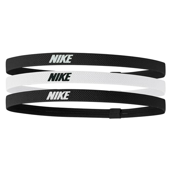 Nike 2.0 Elastische Hoofdband (Set van 3) (Zwart/Wit) - Image 1