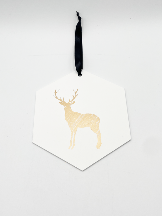 4 Pack Wooden Christmas Tree Ornaments - Image 5