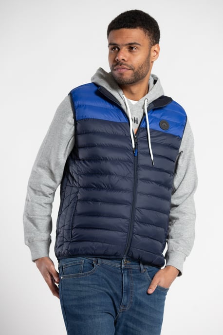 Colour Block Padded Gilet