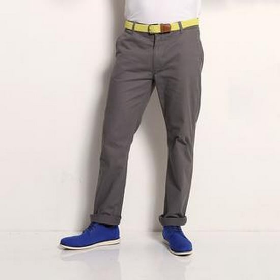 Asquith & Fox Mens Classic Casual Chinos/Trousers (Slate)