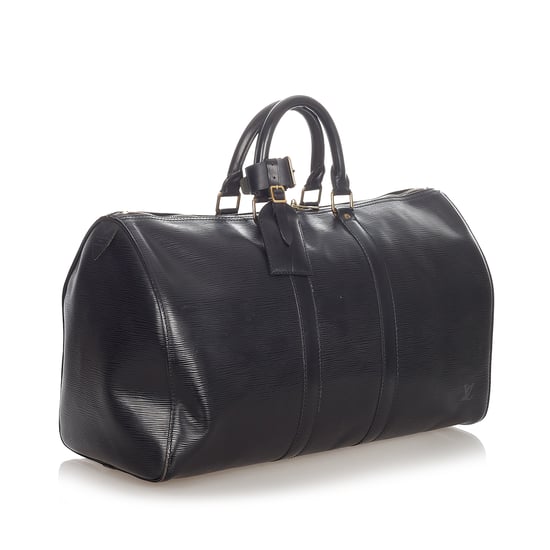 Vintage Louis Vuitton Epi Keepall 45 Black - Image 2
