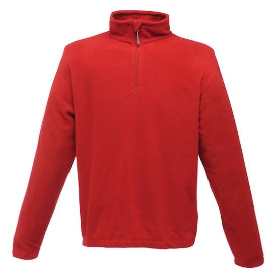 Regatta Mens Micro Zip Neck Fleece Top (170 GSM) (Classic Red)