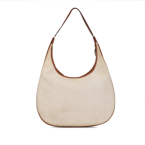 Vintage Hermès Toile Natural Barenia Gao Bag Brown - Image 3