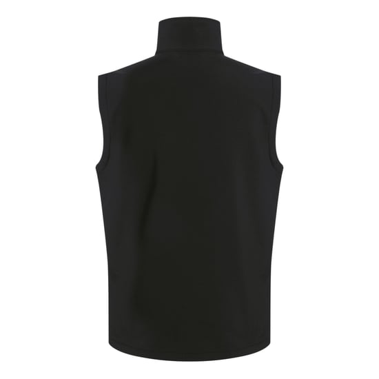 Regatta Heren Navigate Softshell 2-laags bodywarmer (Zwart/Oranje Pop) - Image 3