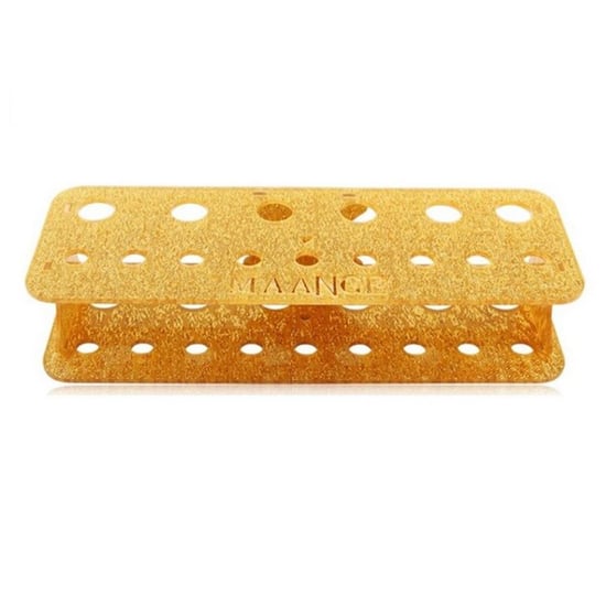 Envie Make-Up Brush Holder 15 Hole Upright Head-Up Cosmetic Organiser, Gold