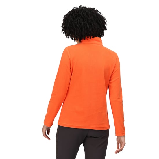 Regatta Great Outdoors Womens/Ladies Sweetheart 1/4 Zip Fleece Top (Tigerlily Orange)