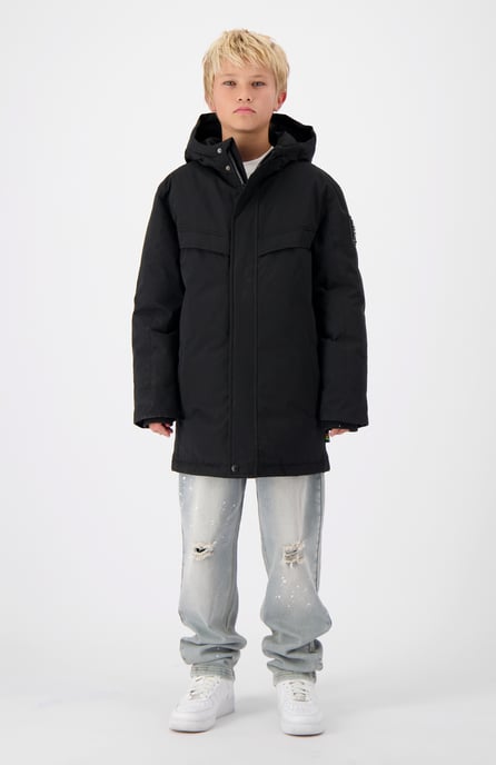 Black Bananas Jr. Parka Plate Jacket, Black