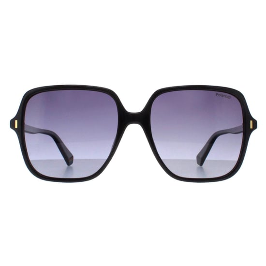 Polaroid Square Womens Black Grey Gradient Polarized PLD 6219/S