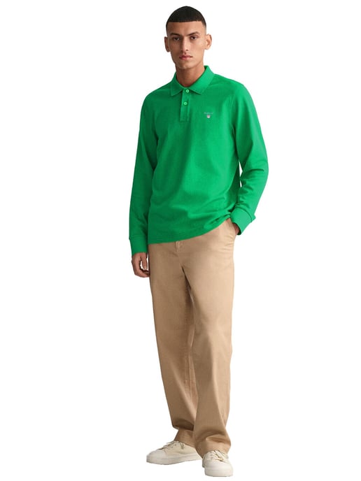 Gant | Mens Long Sleeve Polo Shirts - Image 4