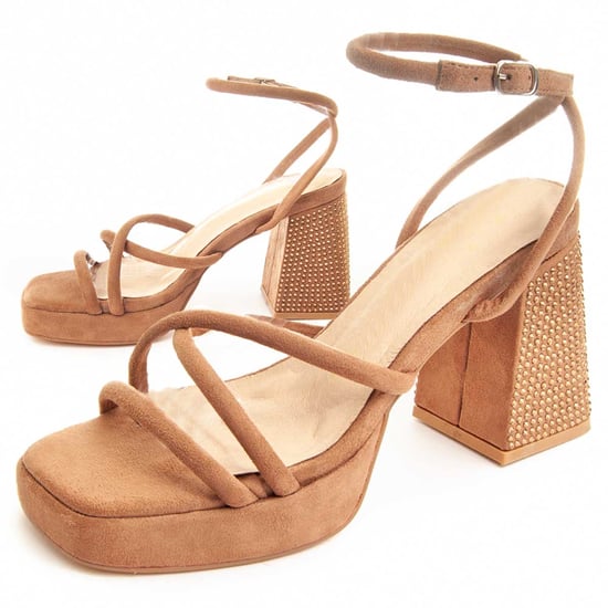 Montevita Heel Sandal Festsand In Brown - Image 2