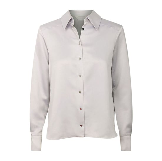 Satin Long Sleeve Blouse