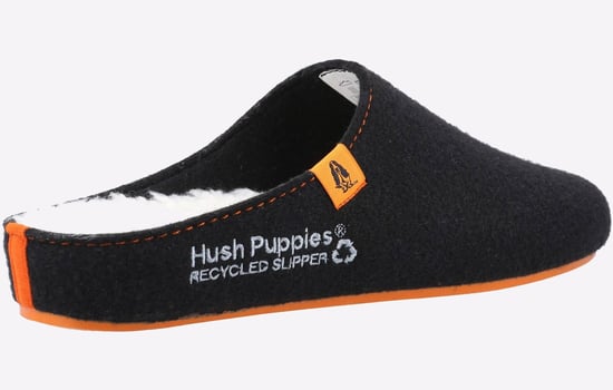Hush Puppies The Good Herr Svarta Tofflor - Image 3