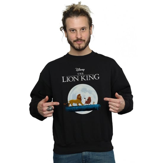 Disney Mens The Lion King Hakuna Matata Walk Sweatshirt (Black)