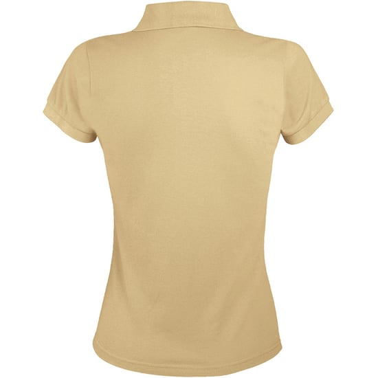 SOLs Womens/Ladies Prime Pique Polo Shirt (Sand) - Image 2