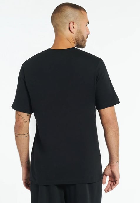 Nike Air Jordan Mens T Shirt in Black - Image 2