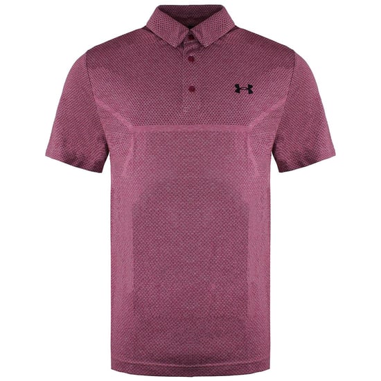 Under Armour  Collared Pink Mens Vanish Seamless Mapped Polo Shirt 1361144 683