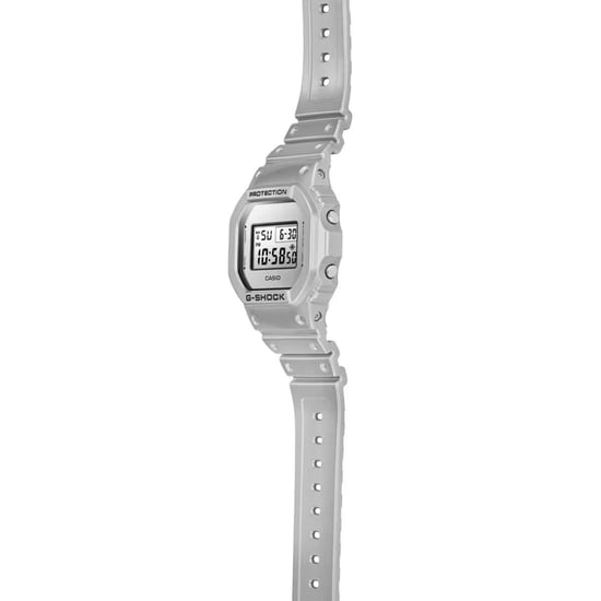 Casio G-shock Men's Silver Watch DW-5600FF-8ER - Image 4
