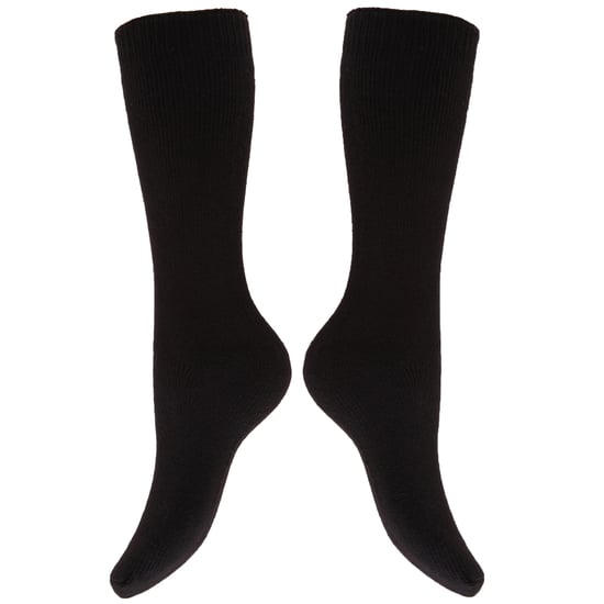 Floso Dames/dames Thermal Winter Wellington/Welly Laarzensokken (2 paren) (Zwart) - Image 2