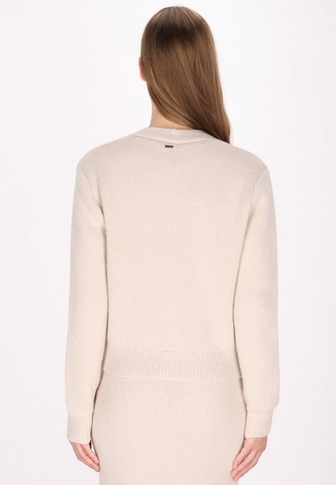 Dreimaster Vest Dames wolwit - Image 4