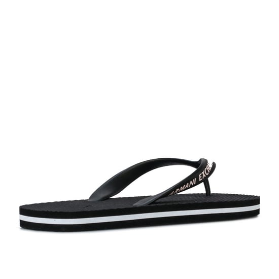 Men's Armani Exchange Solid Flip Flops in Black