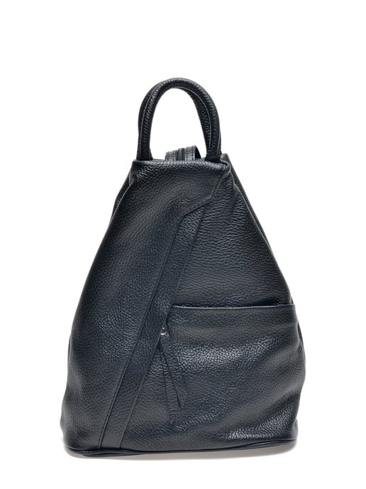 Carla Ferreri SS22 CF 1625 Black Leather Bag - Image 1