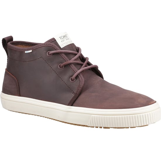 TOMS Carlo Mid Terrain Leather Clover Brown Träningsskor för män - Image 1