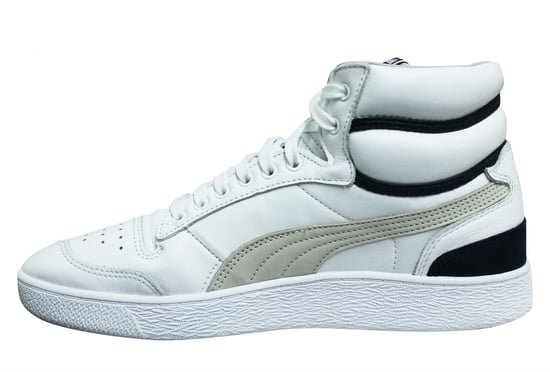 Puma x Ralph Sampson Mid OG White Leather Lace Up Mens Trainers 370718 01