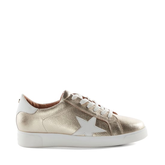 Dune Ladies Edriss - Star Motif Lace Up Trainers - Image 1