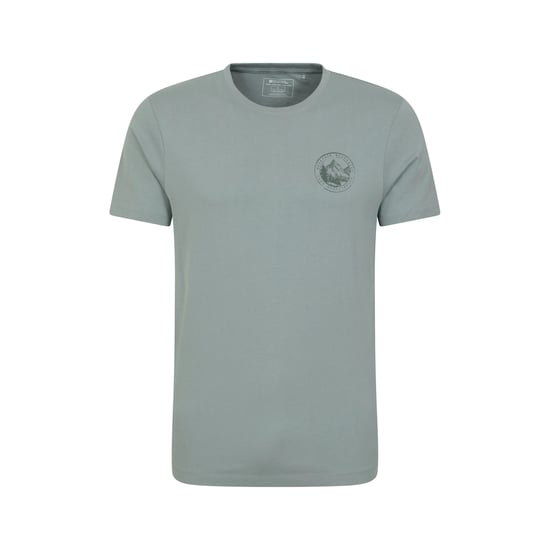 Mountain Warehouse Mens Valley Ekologisk T-shirt (Ljus Khaki) - Image 1