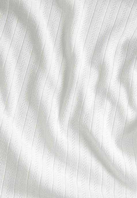 M&S Womens Pack of 2 Thermal Pointelle Long Sleeve Tops in White - Image 5