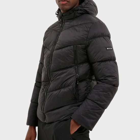 Nicce Canyon Mens Black Puffer Jacket - Image 1