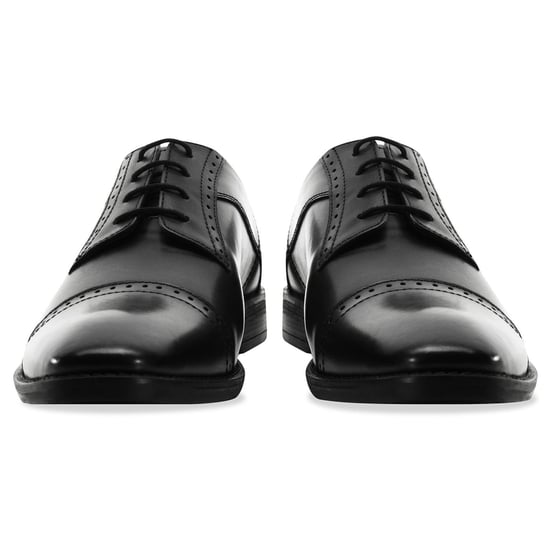 Redfoot Raymond Black Leather Derby Brogue