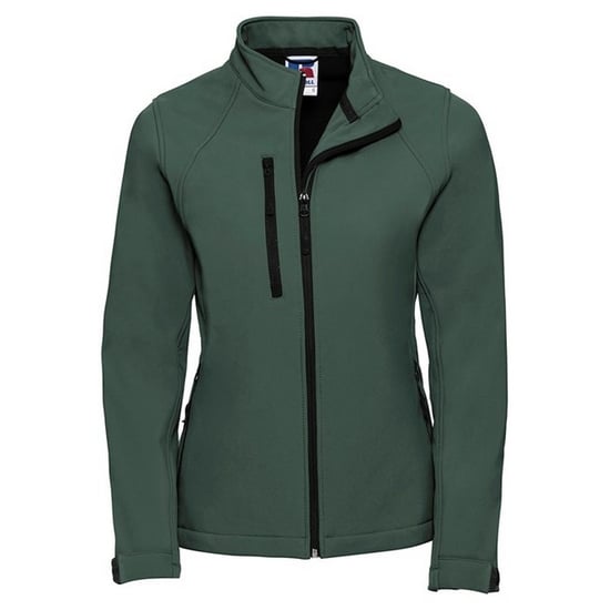 Russell Womens/Ladies 3 Layer Soft Shell Jacket (Bottle Green)